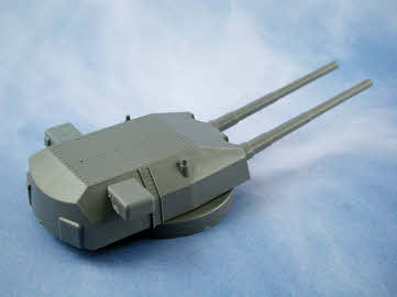 Gun Double mount turret 380mm Low Base