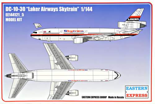 EE McDonnell-Douglas DC-10-30 Laker Airways Skytrain 1:144 Scale