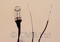 Miniature Bulb with Lens Clear 12V 4.8mm Diameter