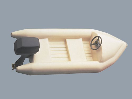 Outboard Boat with Outboard 1:25 Scale