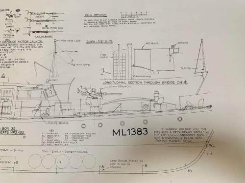 Harbour Defence Motor Launch Model Boat Plan