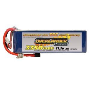 Overlander 11.1V 3S 3350mAh 35C Supersport Pro Lipo Battery