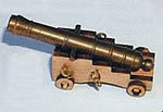 Cannon with Carriage kit 40mm