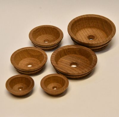Wooden Tops (Set of 6)