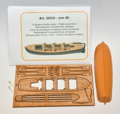 Plastic\Wood Lifeboat 95mm