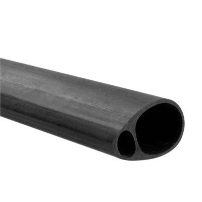 Carbon Fibre Elliptical Tube 19mm x 12.5mm x 1mt