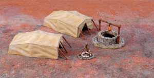Italeri Desert Well and Tents 1:72 Scale