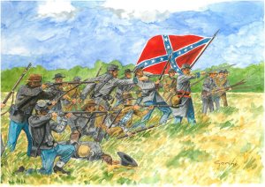 Italeri Confederate Infantry American Civil War 1:72 Scale