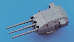 Gun Triple mount turret 280mm Low Base