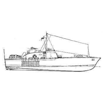 63ft Motor Anti Model Boat Plan