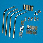 RB Model Lifeboat Davits 35 x 16mm Pack