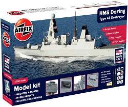 Airfix HMS Daring Type 45 Destroyer Gift Set