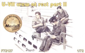 U-Boat Crew Figures at Rest x 3 1:72 scale