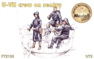 Crew Figures on Sentry Duty U-Boat Type VIIc 1:72 scale