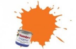 Humbrol 18 Orange 14ml Gloss Enamel Paint