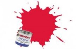 Humbrol 19 Bright Red 14ml Gloss Enamel Paint