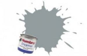 Humbrol 129 US Gull Grey 14ml Satin Enamel Paint