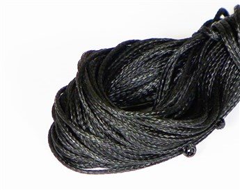 Dacron Braided Rigging Thread 1.0mm Black (10m)