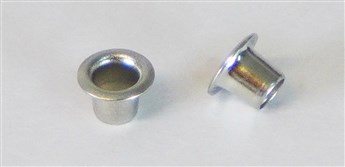 Eyelets 1mm Int Diameter (20) Nickle Plated