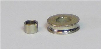 Nickle Plated Brass Sheave 5mm (5)