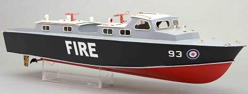 SLEC Crash Tender Model Boat Kit with Fittings Set