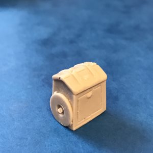 Motor Boat Engine Housing 12x12x9mm 1:48 Scale