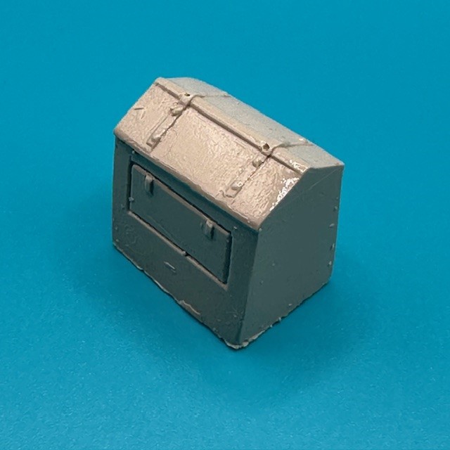 Motor Boat Engine Housing 20 x 20 x15mm 1:48 Scale