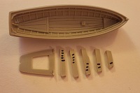 30ft Japanese Navy Cutter Clinker 95mm 1:96 Scale