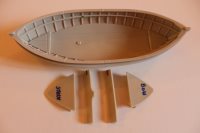 18ft Lifeboat Clinker Double Ended 233mm 1:24 Scale