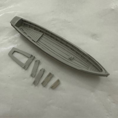 1:96 Scale 30ft Royal Navy Gig 95mm