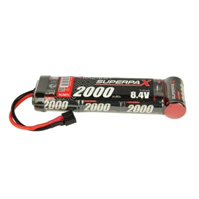 8.4V 2000 NiMh Radient Superpax Battery Pack HCT Deans Connector