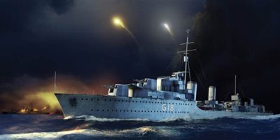 Trumpeter HMS Zulu 1941 1:350 Scale
