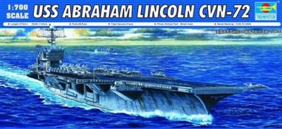 Trumpeter USS Abraham Lincoln Carrier CVN-72 2004 1:700 Scale