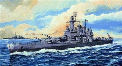 Trumpeter USS Washington BB-56 Battleship (1942) 1:700 Scale