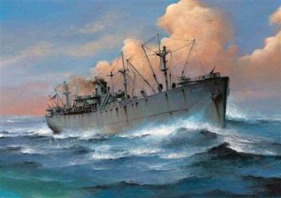 Trumpeter SS John W. Brown Liberty Ship 1:700 Scale