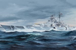 Trumpeter Bismarck German Battleship 1:350 Scale