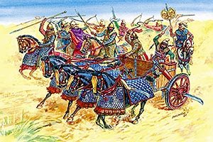 Zvesda Persion Chariot & Cavalry 1:72 Scale Figures