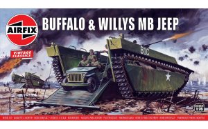 Airfix Buffalo and Willys MB Jeep 1:76