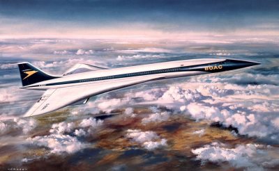 Airfix Concorde Prototype BOAC 1:144