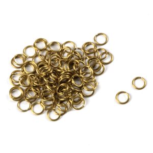 Brass Rings 4mm (100)