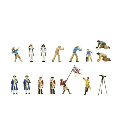 Set of 14 Figures and Accessories for HMS Endeavour