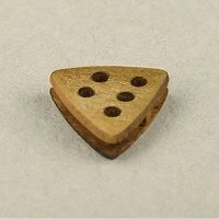 Triangular Deadeyes Five Holes 4mm (10) (Card)