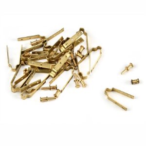Brass Rudder Hinges 5 - 6mm pair