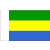 BECC Gabon National Flag 25mm