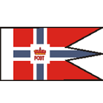 BECC Norway Postal Flag 75mm