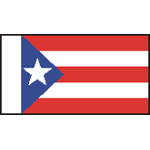 BECC Puerto Rico National Flag 38mm