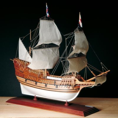 Amati Mayflower English Galleon 1620 Scale Model Ship Kit