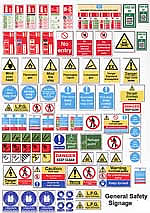 BECC General Safety Signs 1:48 Scale