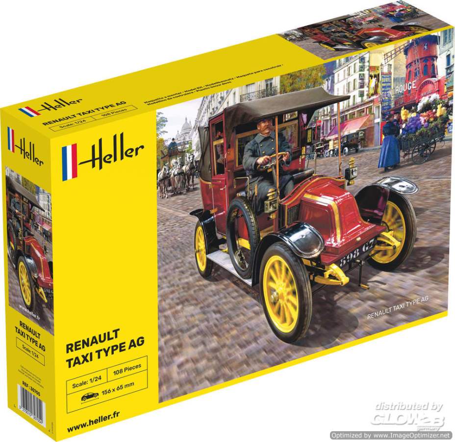 Heller Renault Taxi Type AG 1:24 Scale