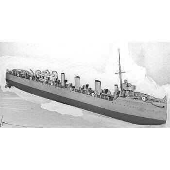 HMS Mohawk Model Boat Plan